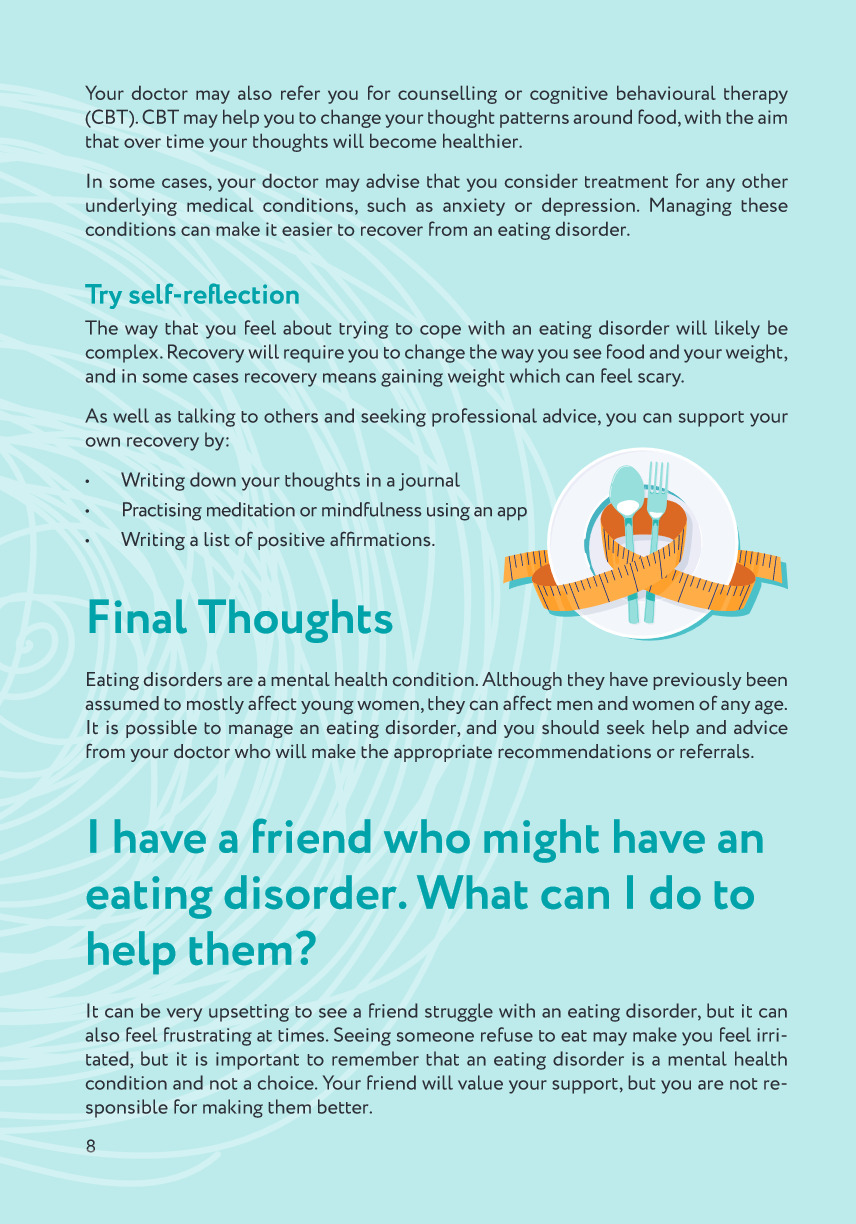 Coping With an Eating Disorder, page 8 of 12